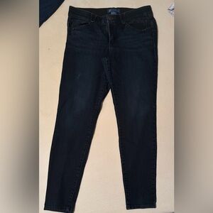 Democracy size 12 Skinny Ankle Jean.   Dark wash.  Good condition